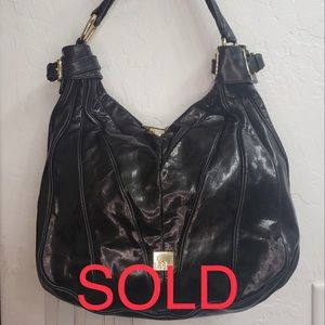 Kooba Black Dakota Leather Shoulder bag